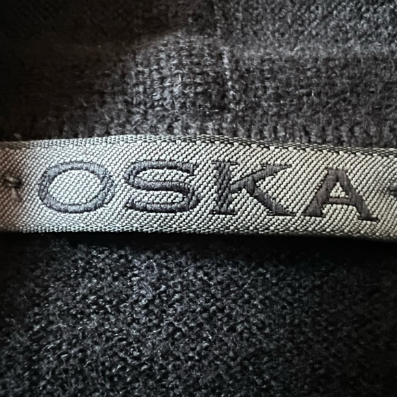 ⭐️OSKA⭐️TUNIC ASYMMETRICAL CUT WRAP SWEATER W/TIES TO SECURE @WAIST SIZE SMALL - Picture 10 of 12